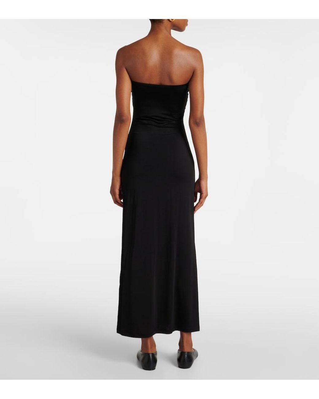 TOVE Black Cate Strapless Maxi Dress