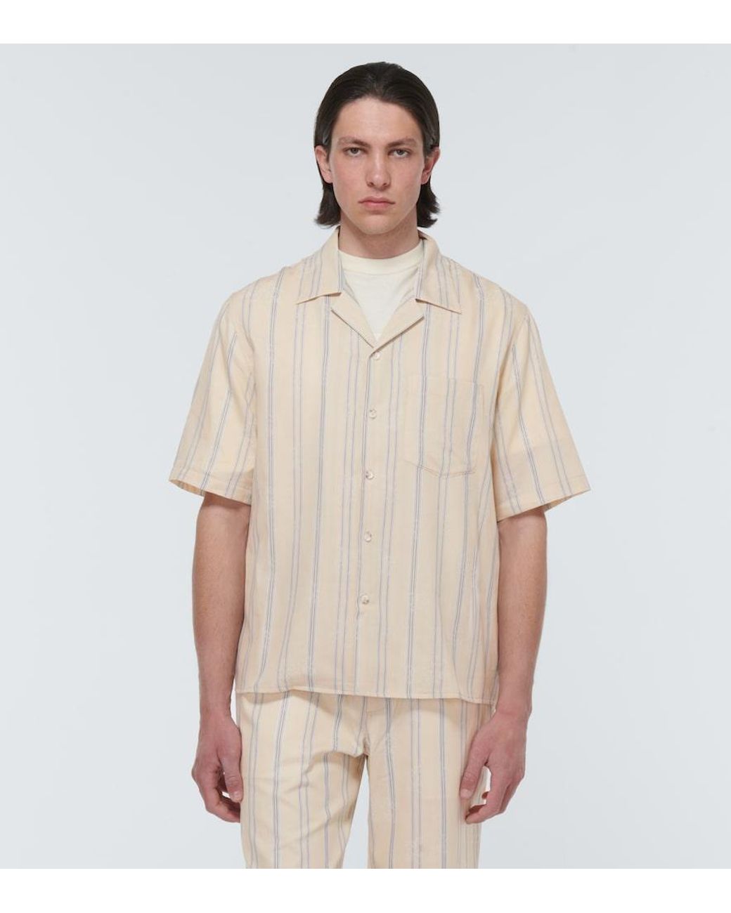 Commas Natural Floral Jacquard Shirt for men