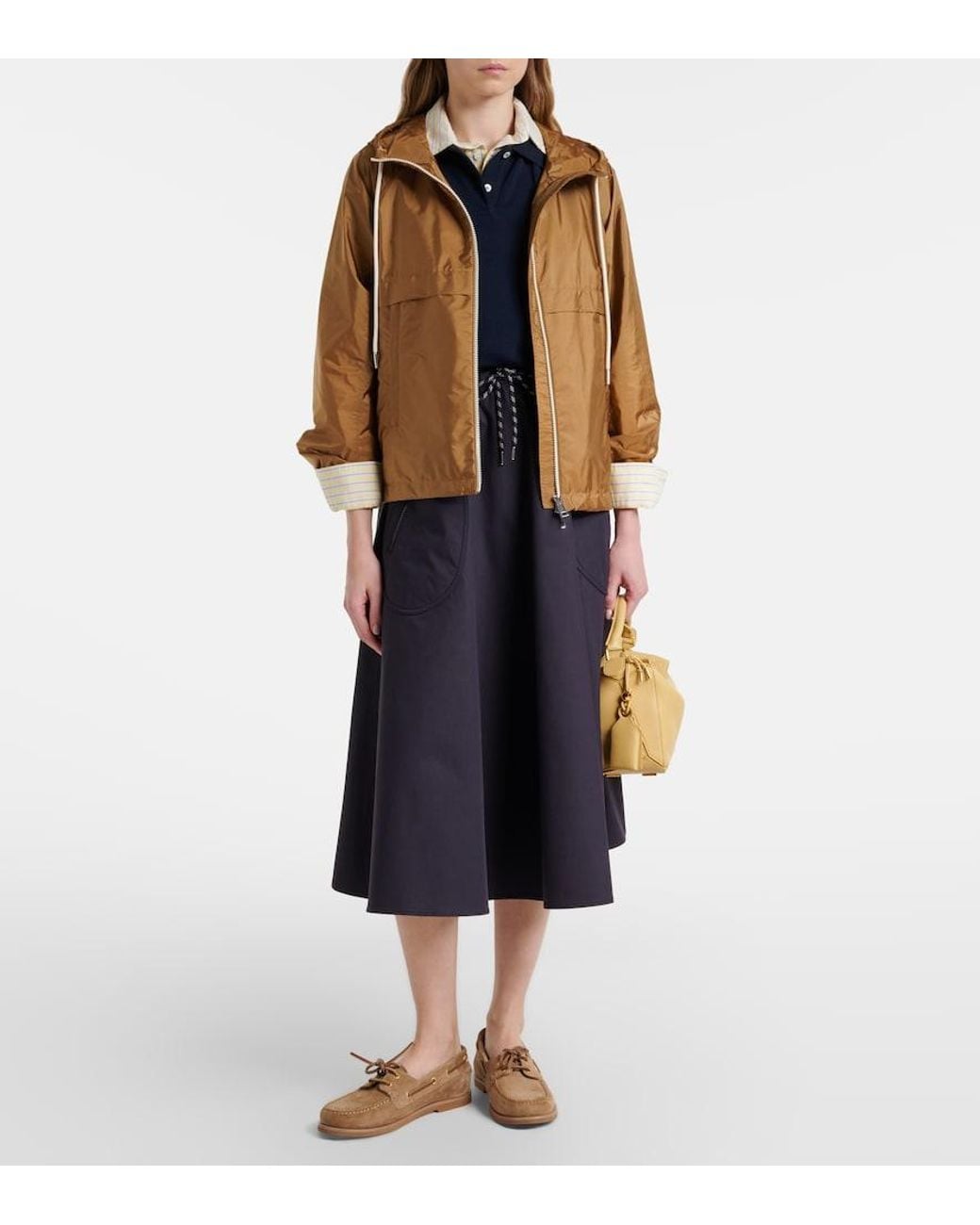 Moncler Brown Coquelicot Technical Jacket