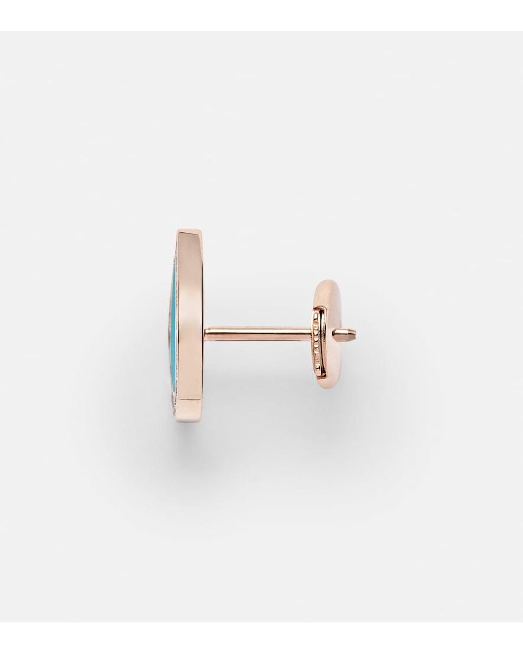 Repossi Blue Antifer 18Kt Rose Single Earring With And Diamonds