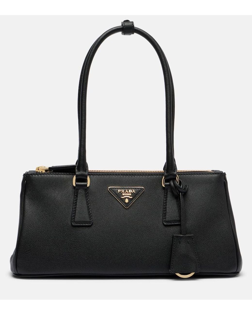 Prada Black Galleria Medium Leather Tote Bag