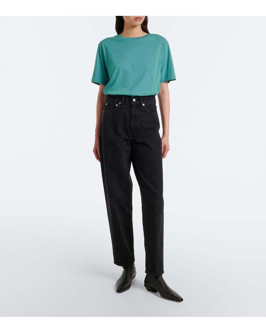 Agolde Black '80S Straight Jeans