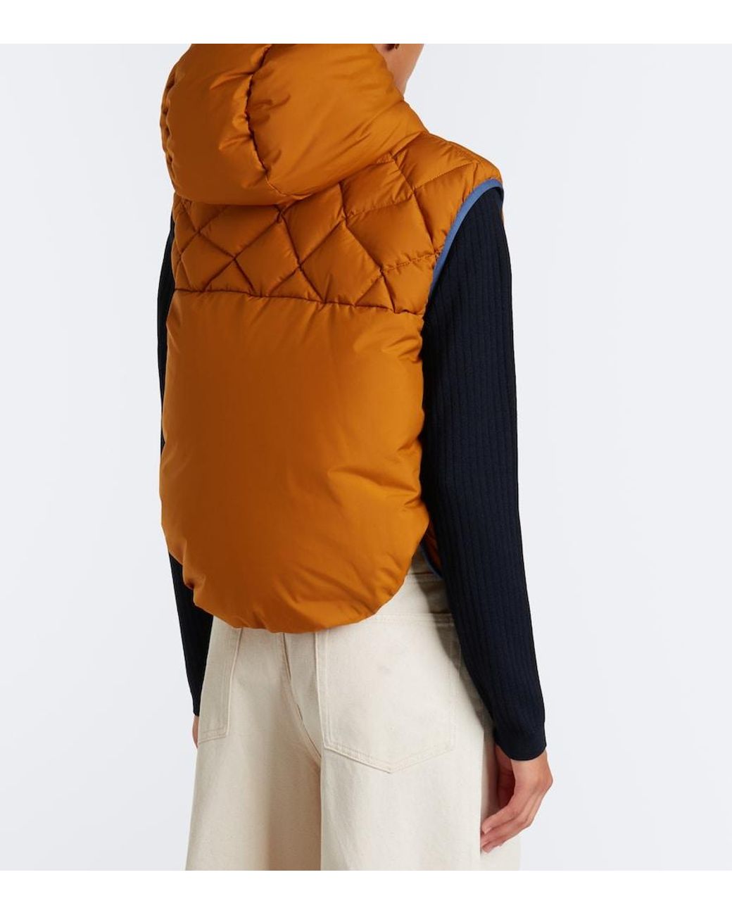Moncler Brown Armella Down Vest