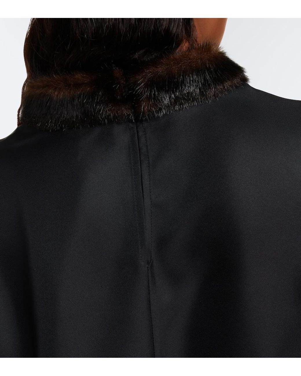 Loulou de Saison Black Dana Silk Twill Top