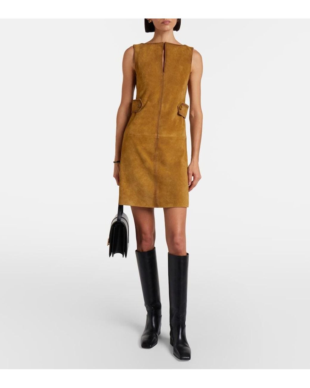 Dorothee Schumacher Multicolor Suede Minidress