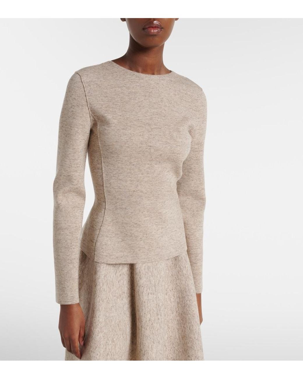 Loro Piana Natural Willow Cashmere, Wool, And Linen Cardigan
