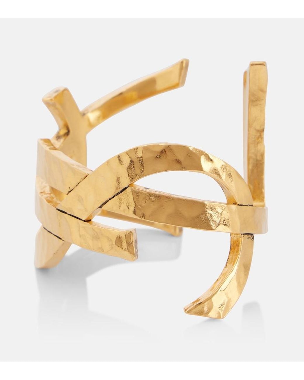 Bracciale Rigido Cassandre di Saint Laurent in Metallic