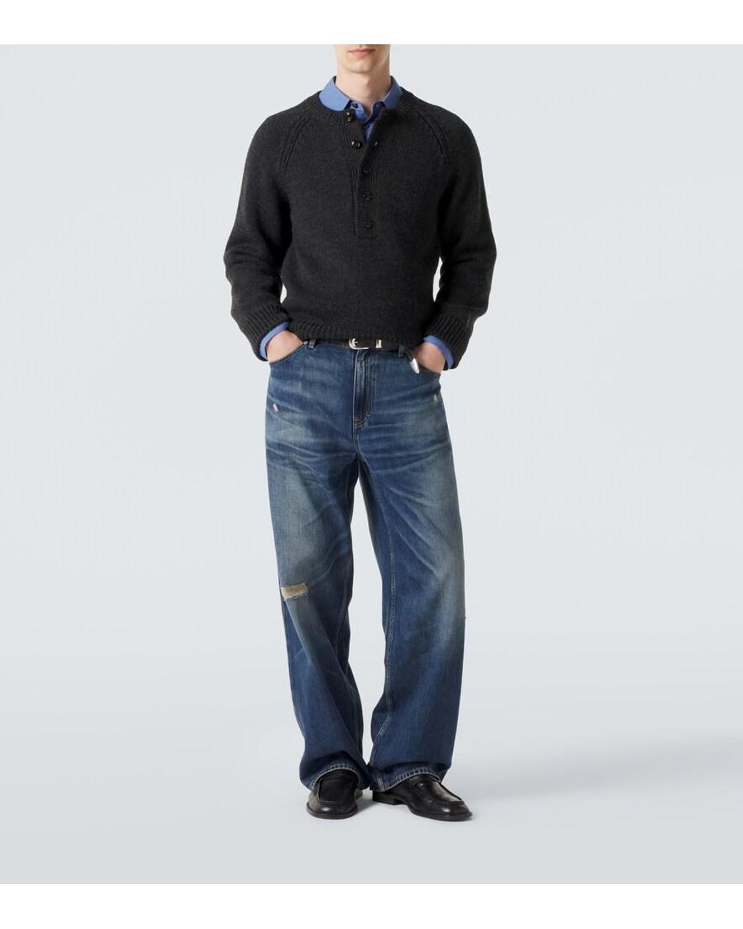 Our Legacy Black Wool Sweater for men
