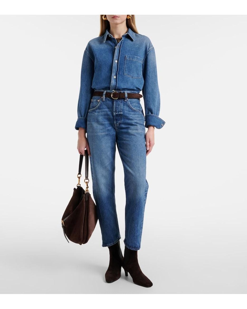 Citizens of Humanity Blue Dahlia Tapered Jeans