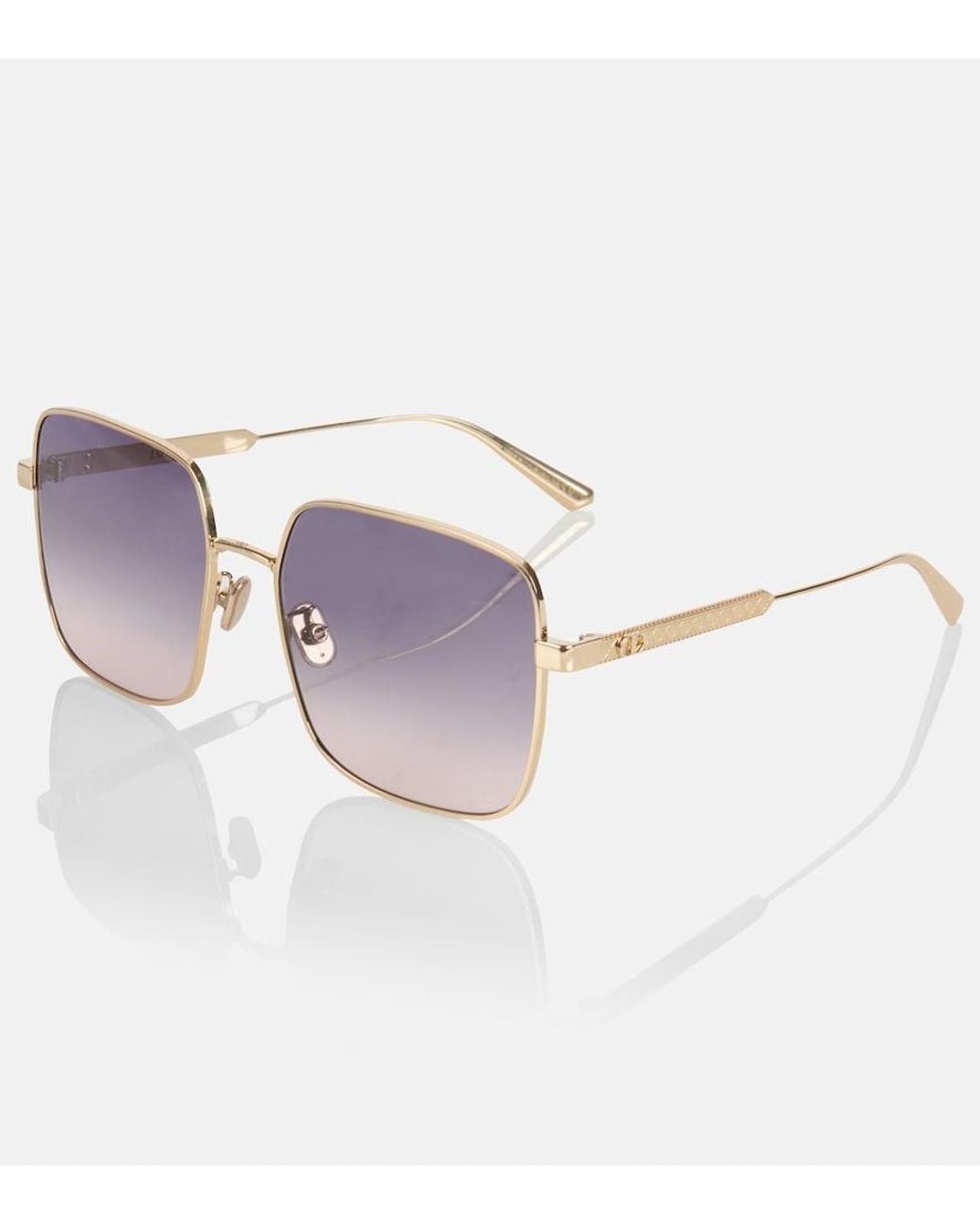 Dior Purple Diorcannage S1U Square Sunglasses