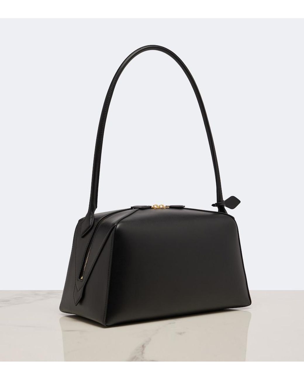 Alaïa Black Le Bouledogue Medium Leather Shoulder Bag
