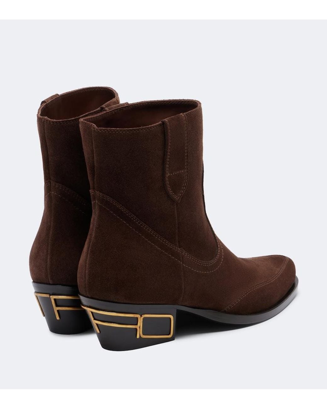 Etro Brown Suede Ankle Boots