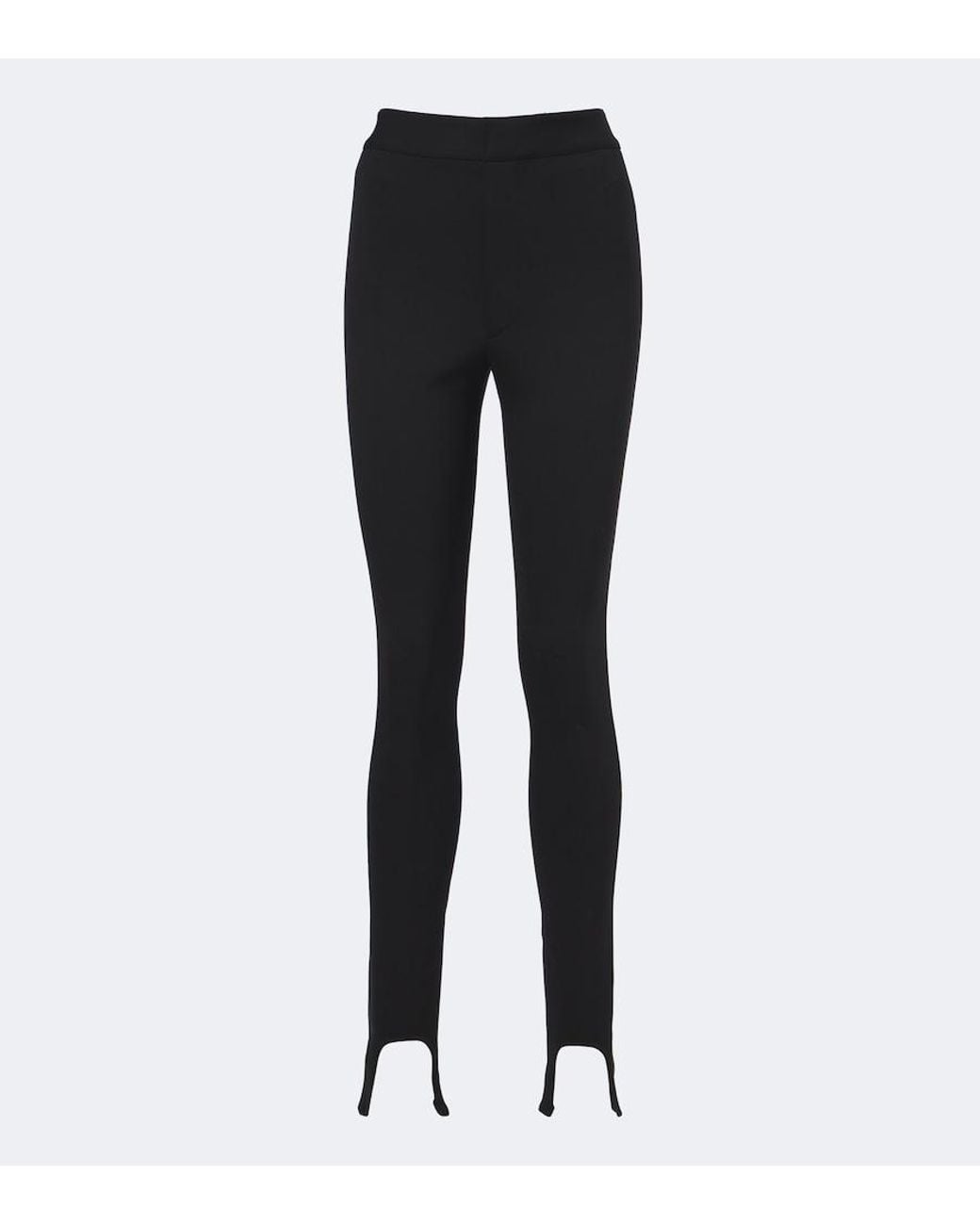 Tod's Black Wool-Blend Stirrup Pants