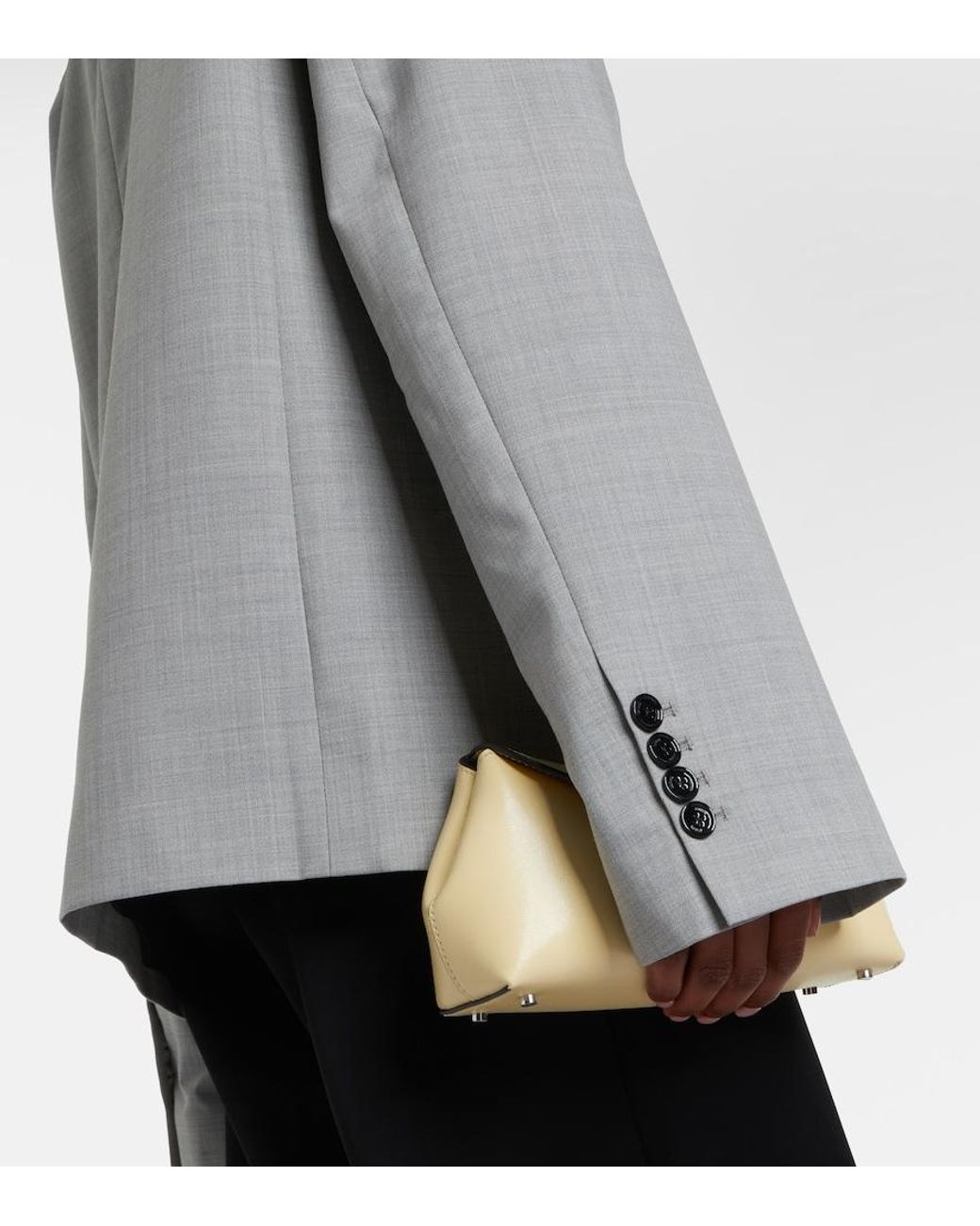 Totême Gray Wool Blazer