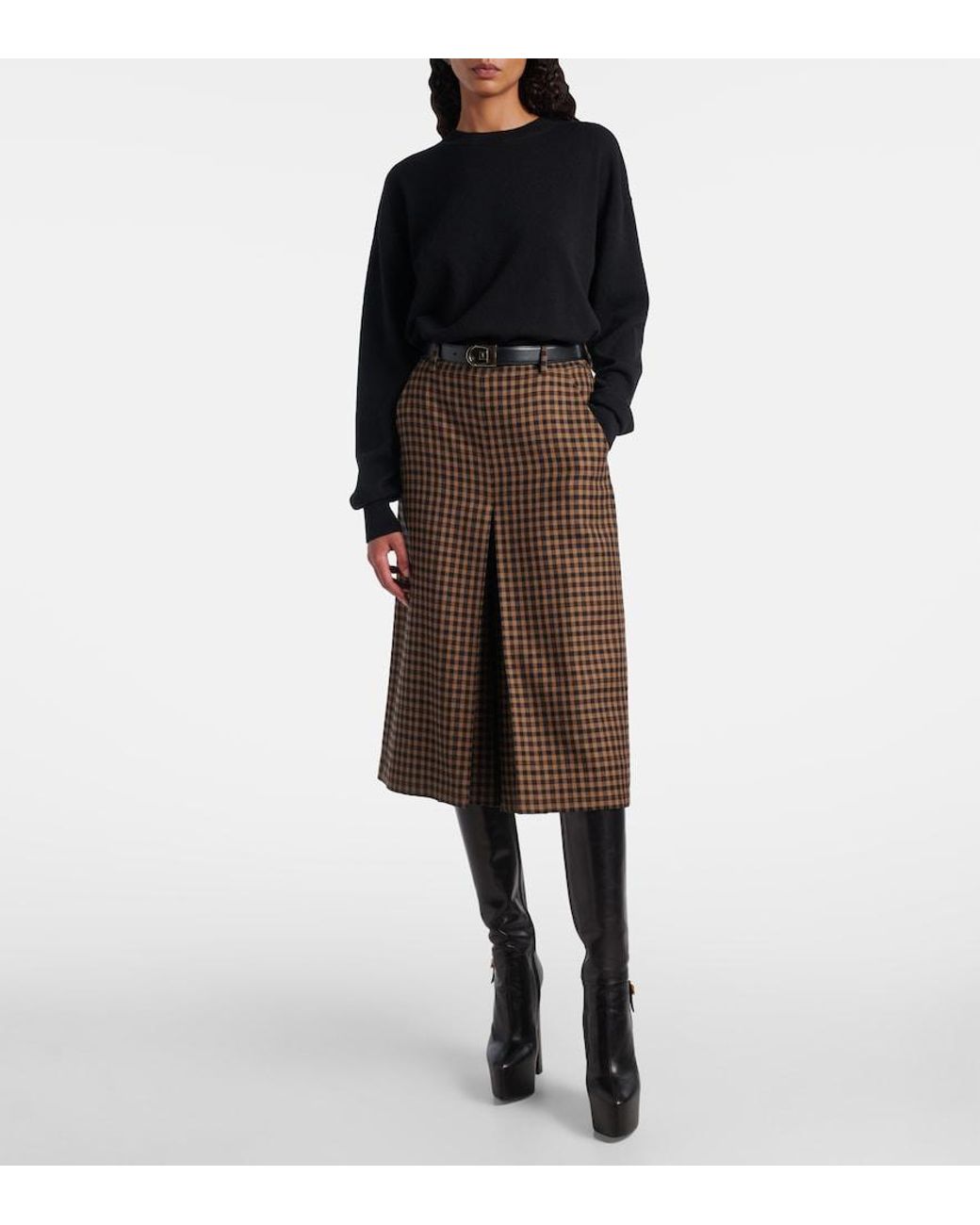 Saint Laurent Black Cashmere Sweater