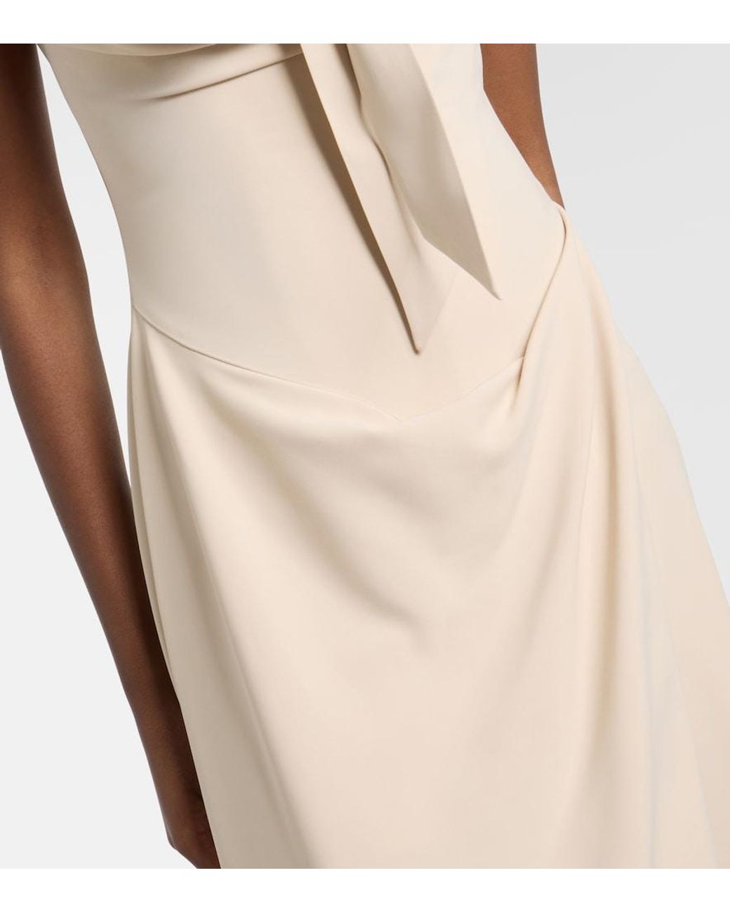 Vivienne Westwood Natural Iwona Draped Corset Dress