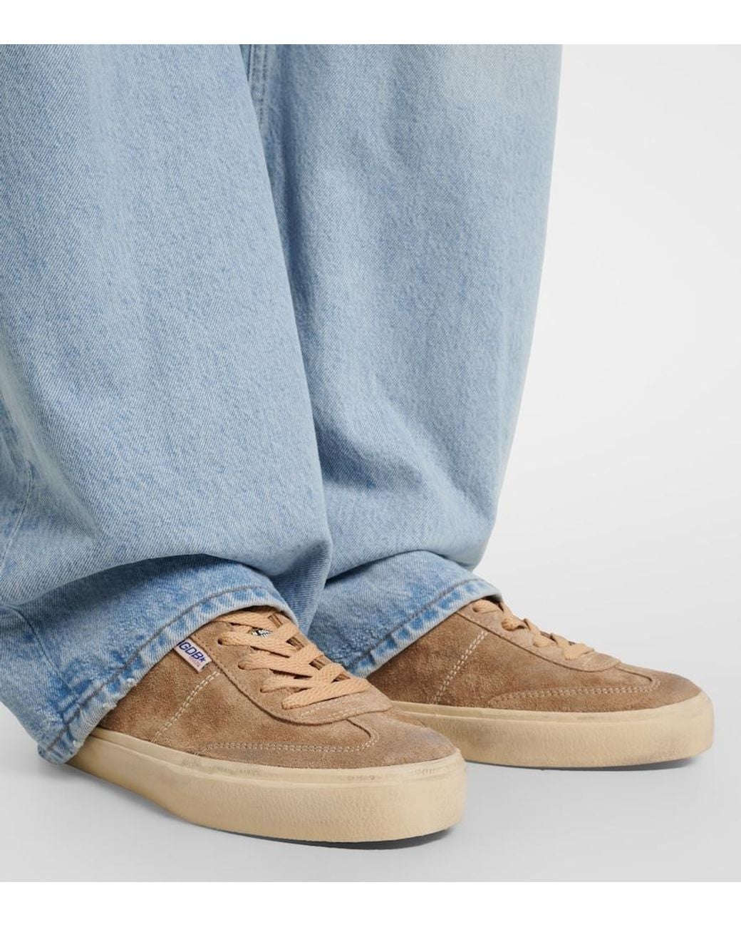 Golden Goose Deluxe Brand Natural Soul Star Suede Sneakers