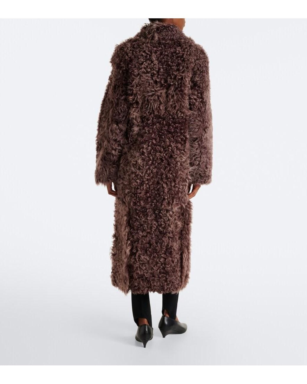 Arma Brown Cristina Reversible Shearling Coat