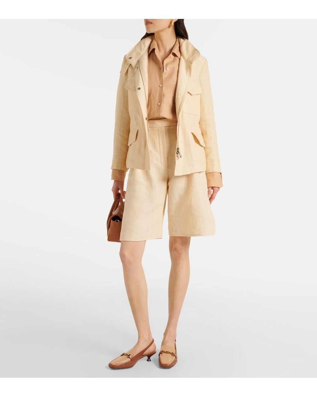 Tod's Brown 35 Leather Slingback Pumps