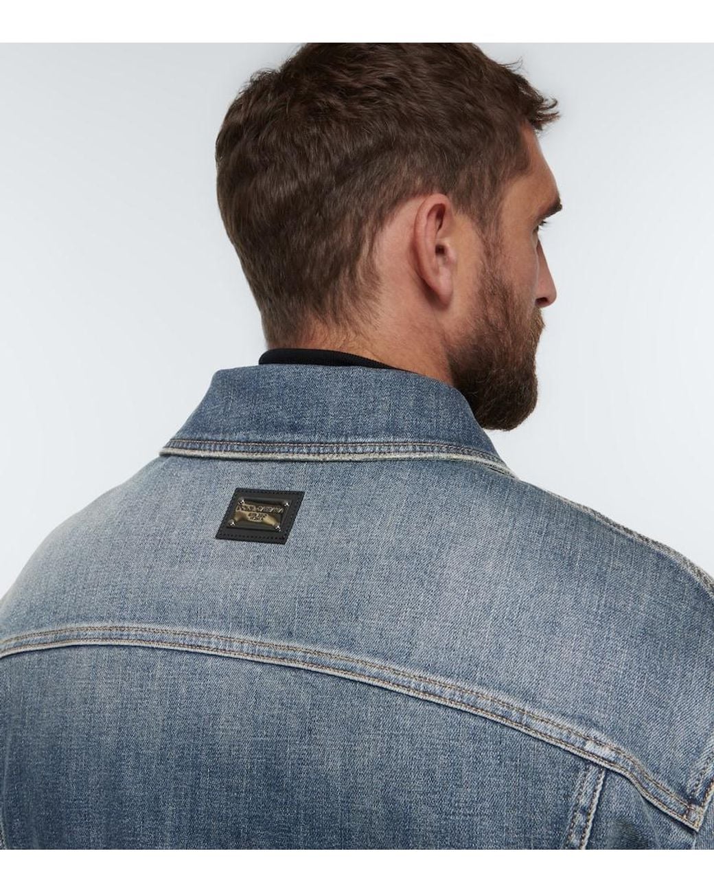 Dolce & Gabbana Blue Denim Jacket for men