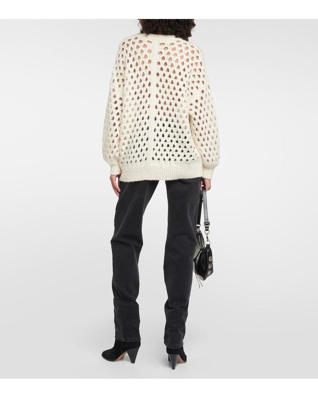 Isabel Marant Natural Tane Alpaca Wool-Blend Sweater