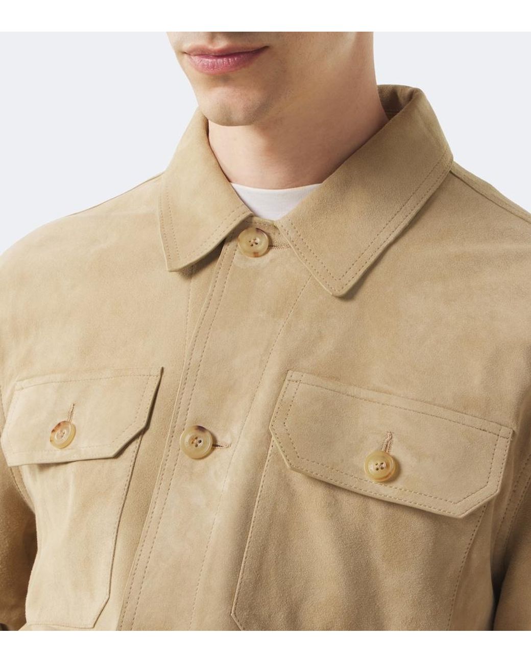Polo Ralph Lauren Natural Suede Jacket for men