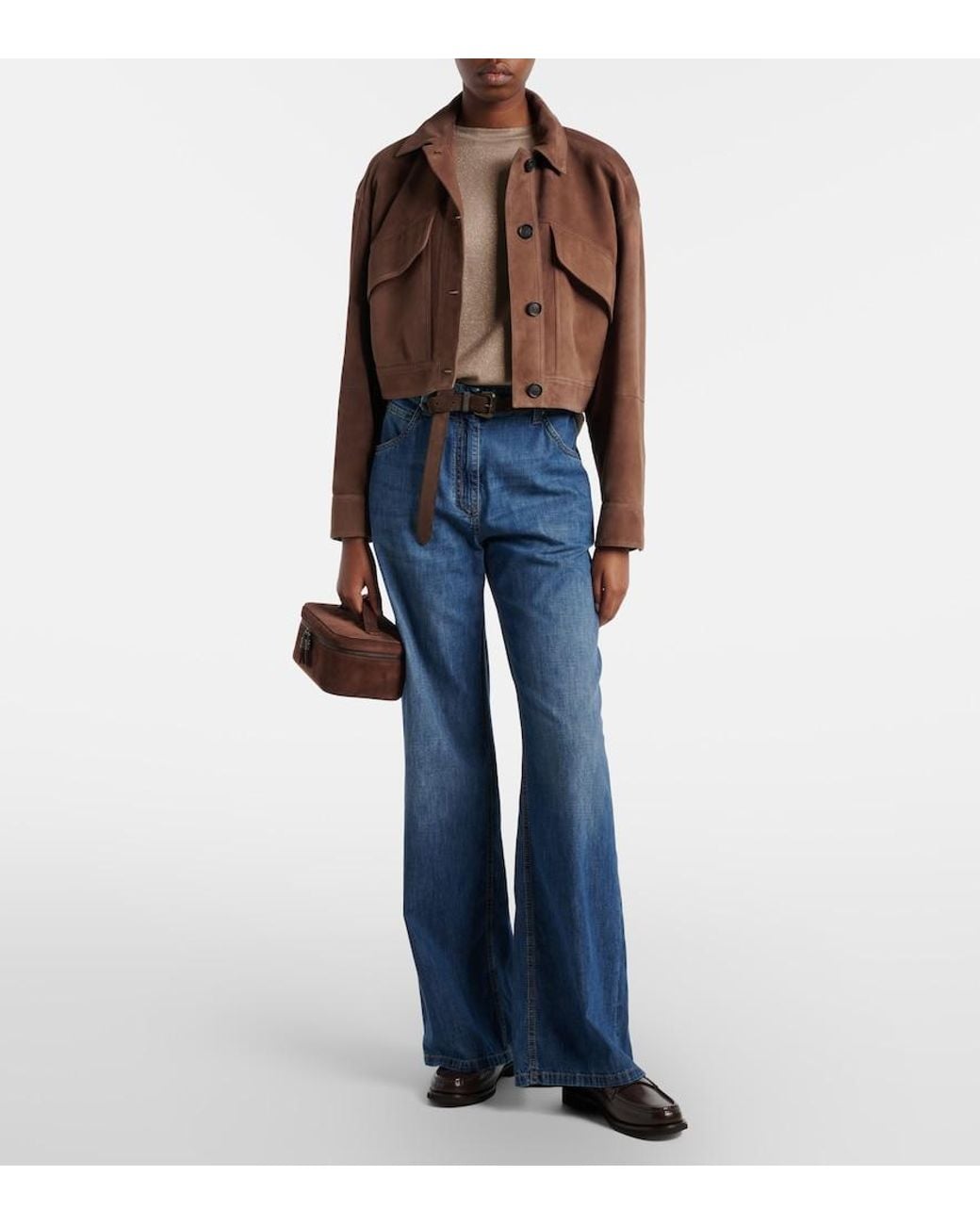 Brunello Cucinelli Natural Cashmere And Silk-Blend T-Shirt