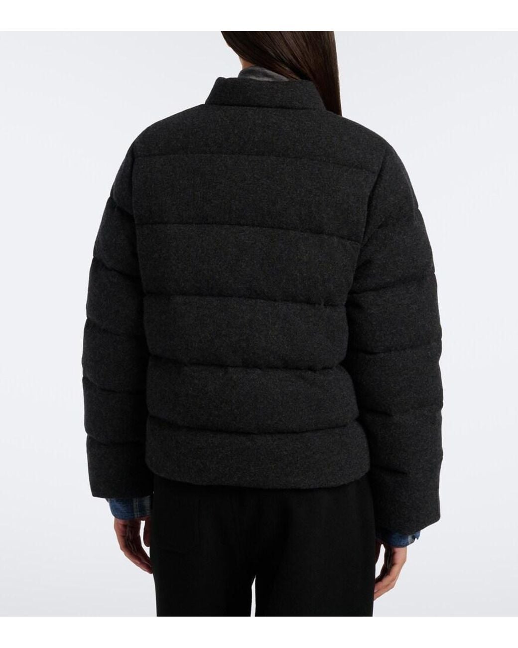 Jardin Des Orangers Black Cashmere Down Jacket