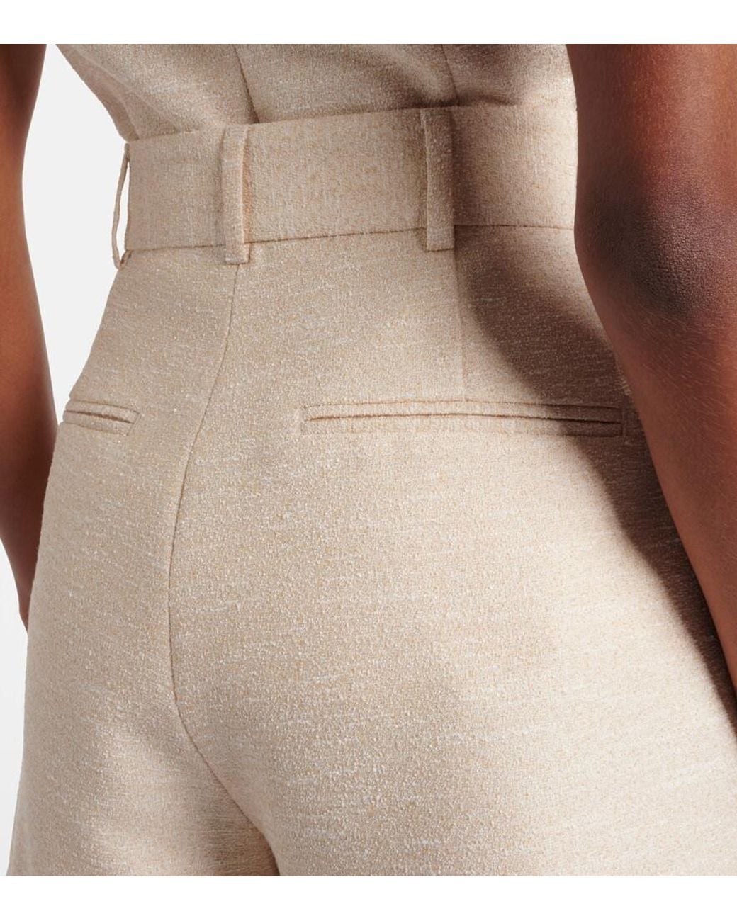 Rebecca Vallance Natural Winnie Tweed Skort