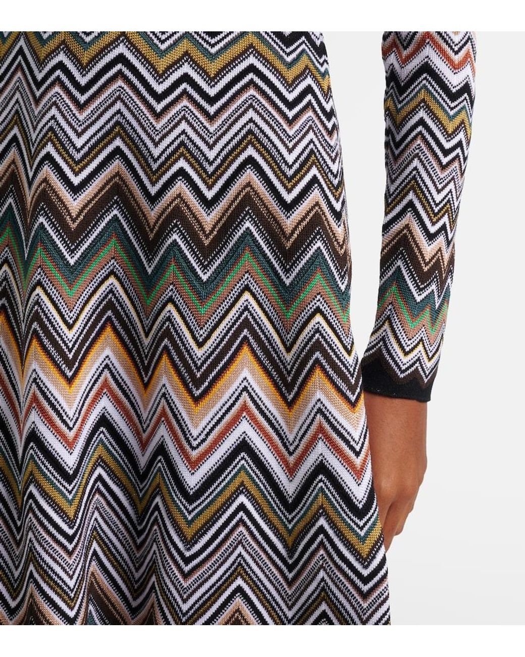 Missoni Gray Zigzag Minidress