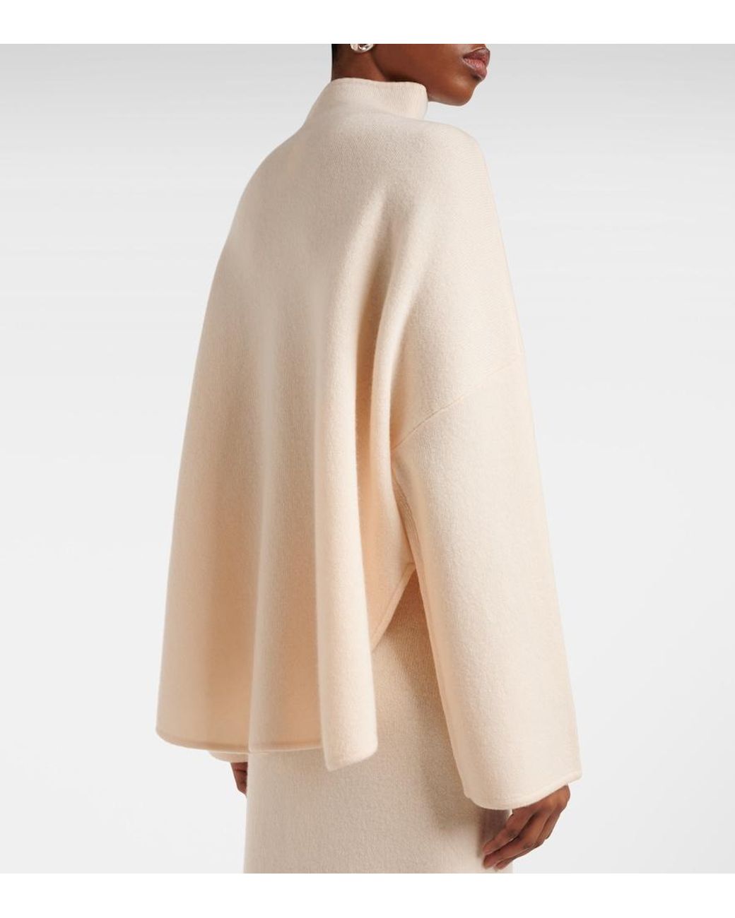 Jardin Des Orangers Natural Wool And Cashmere Sweater
