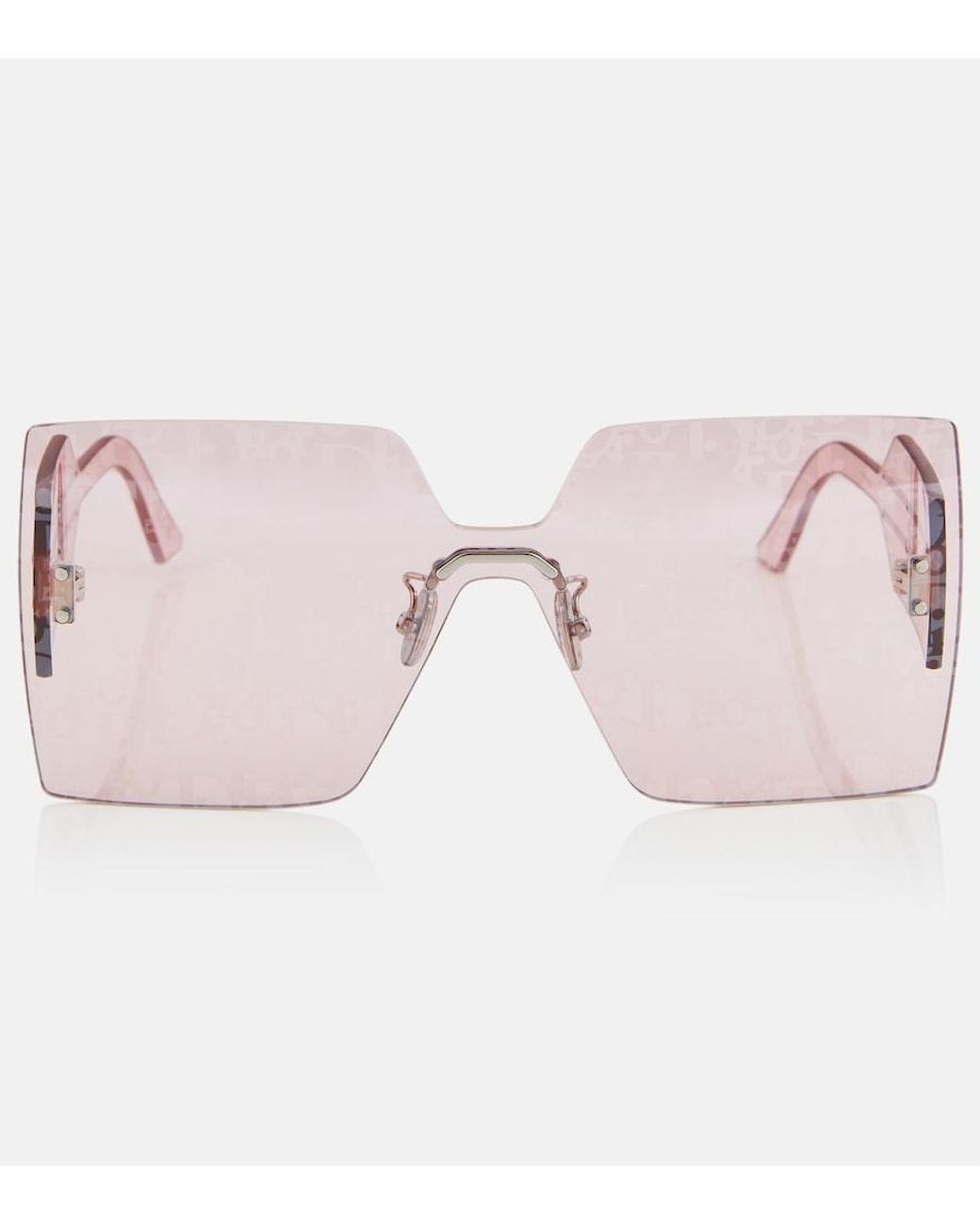 Dior Diorclub M5U Square Sunglasses in Pink | Lyst display picture 1