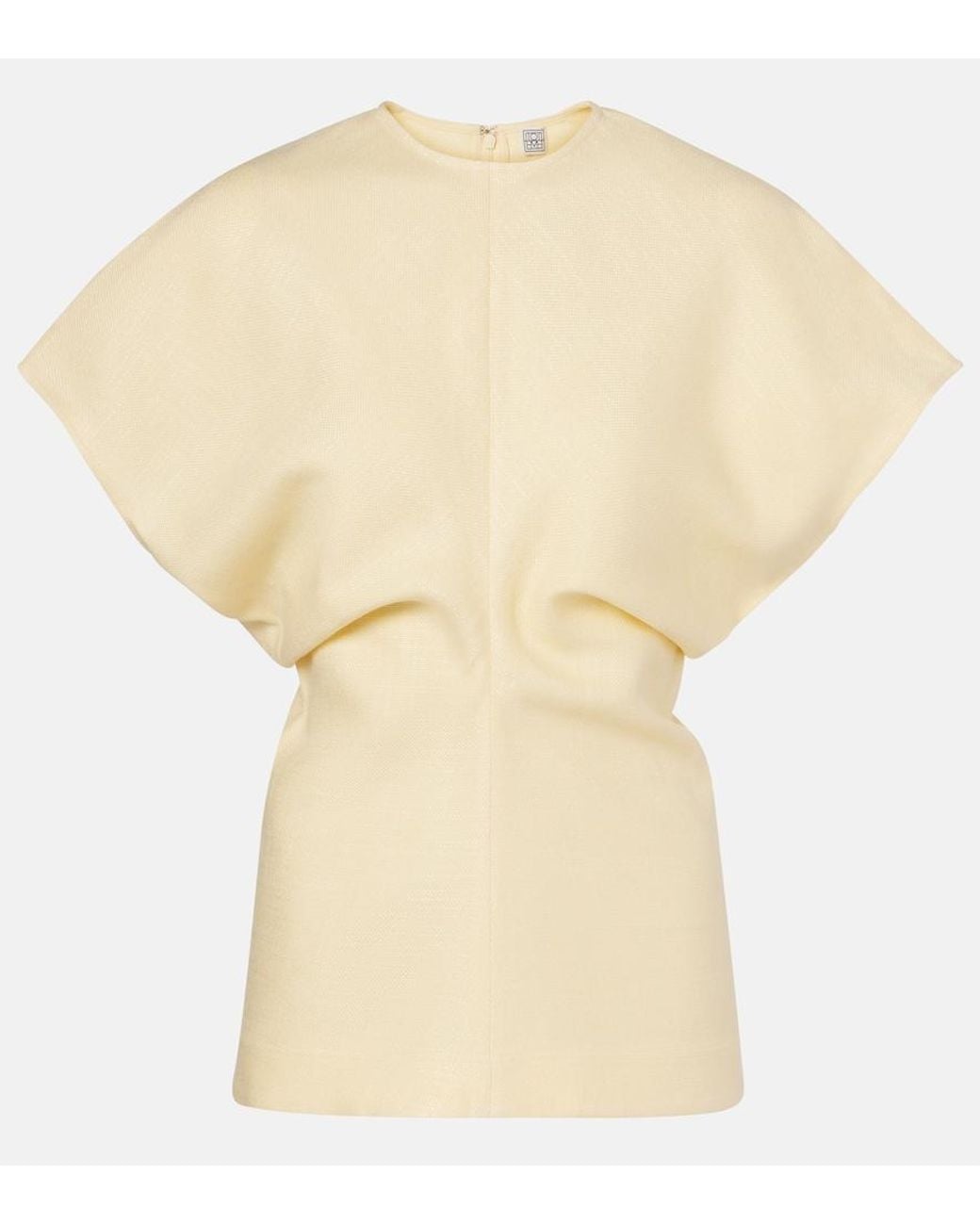 Totême Natural Gathered Top