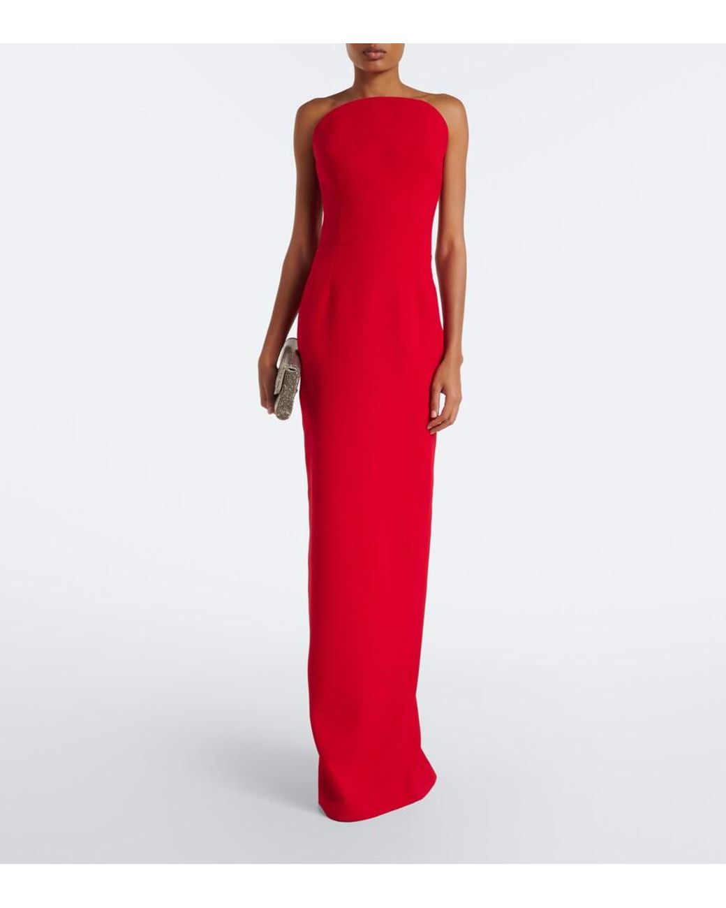 The New Arrivals Ilkyaz Ozel Red Fang Gown