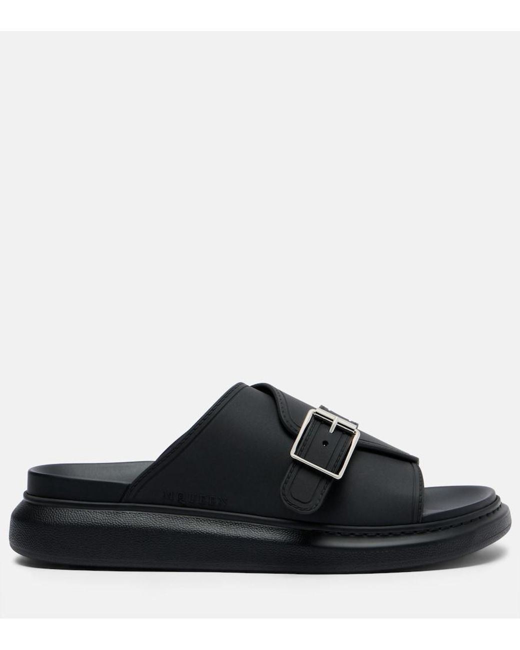 McQueen Black Hybrid Sandals