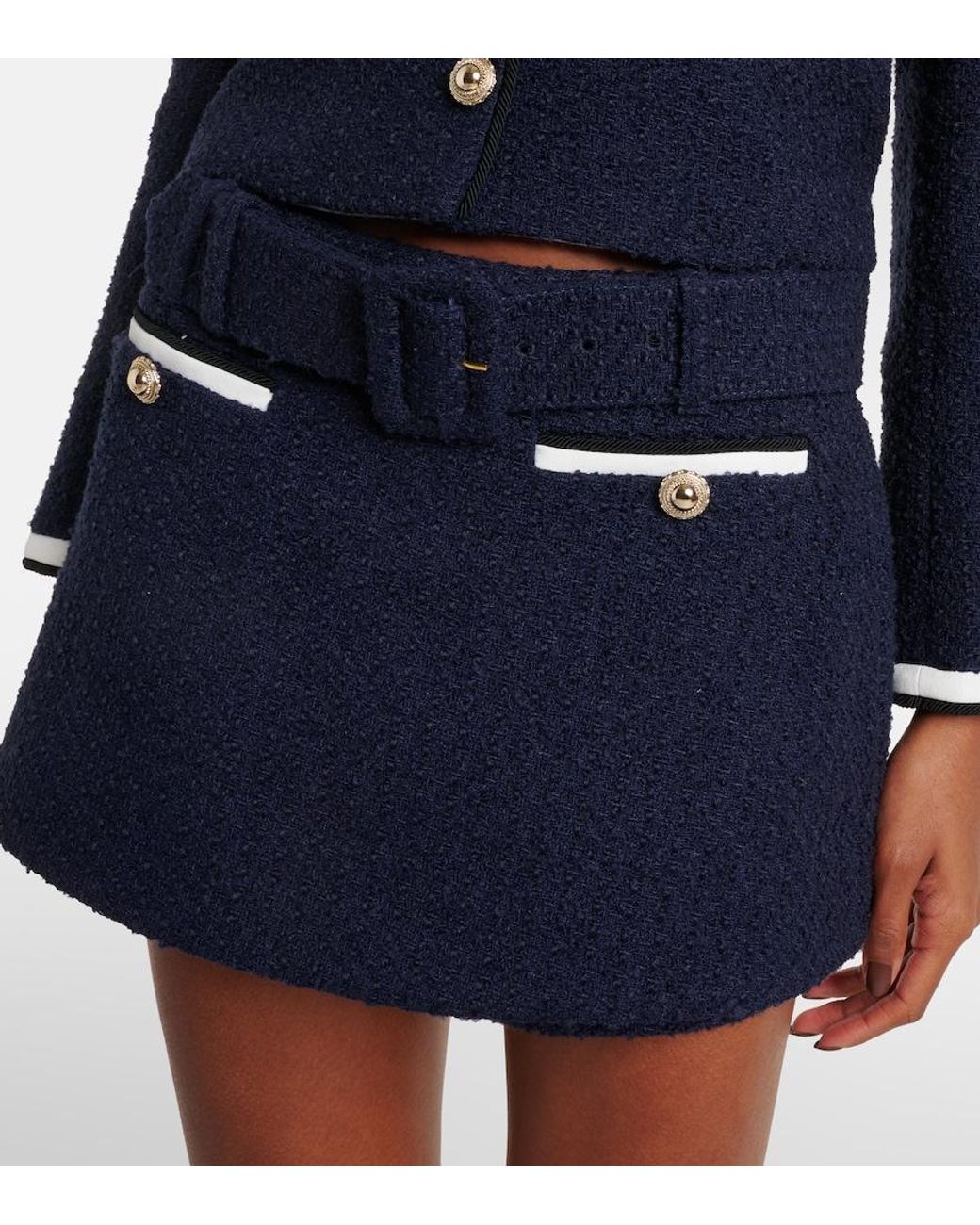 Skort di Self-Portrait in Blue