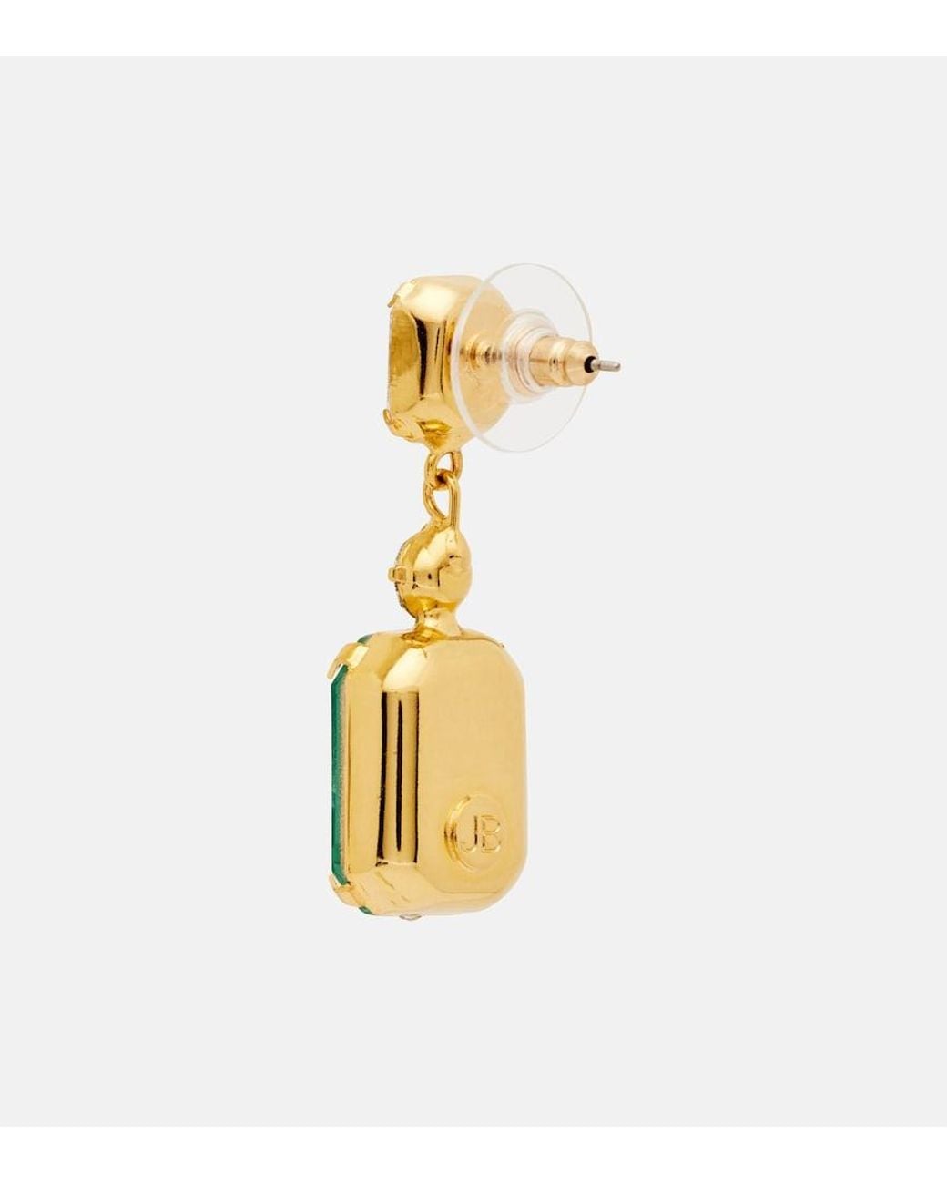 Jennifer Behr Green Justine-Plated Drop Earrings