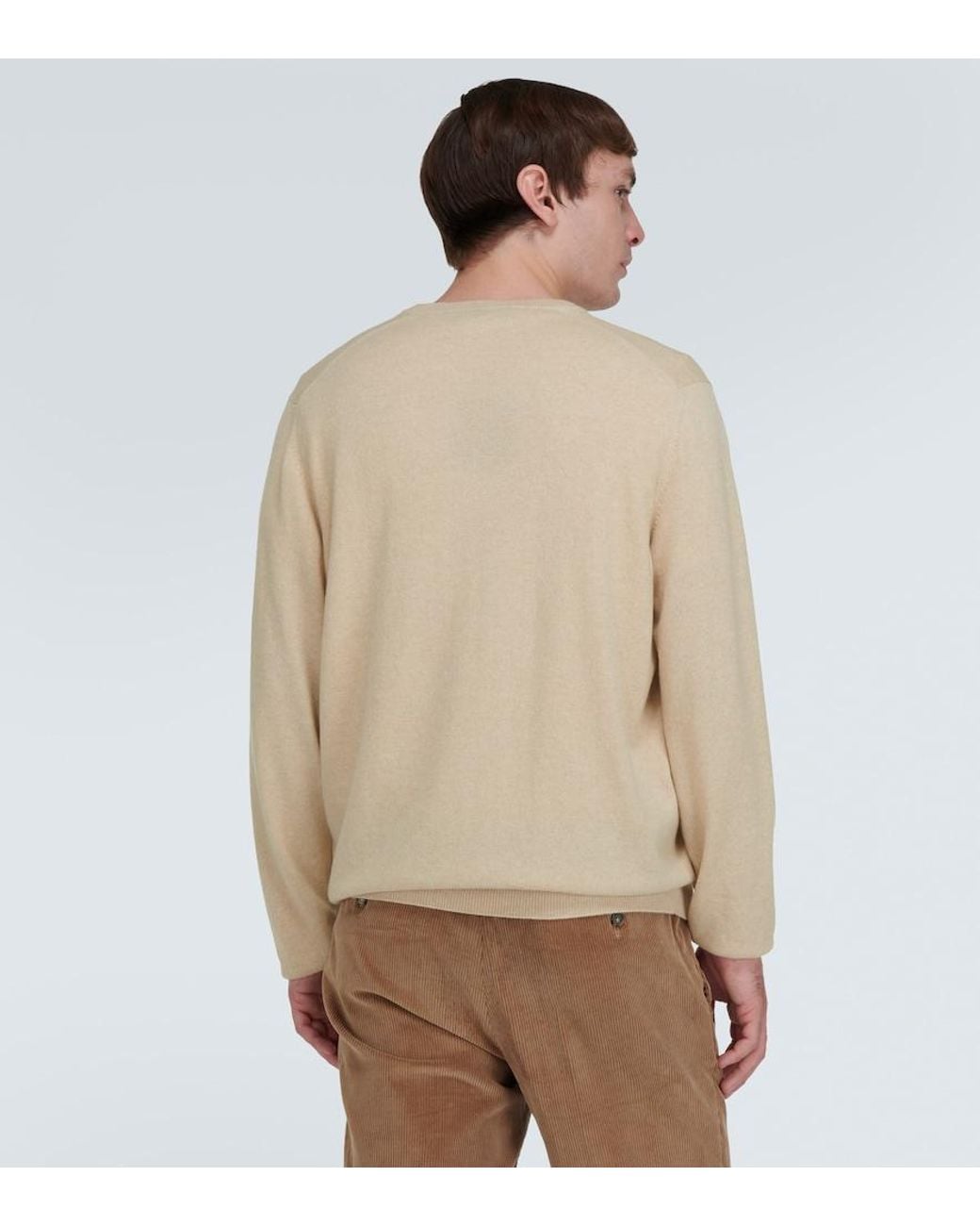 Loro Piana Natural Cashmere Sweater for men
