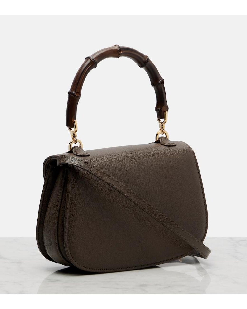 Borsa Bamboo 1947 Small di Gucci in Brown