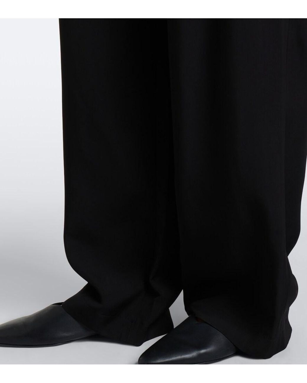 Loulou de Saison Black Ellon Straight Pants