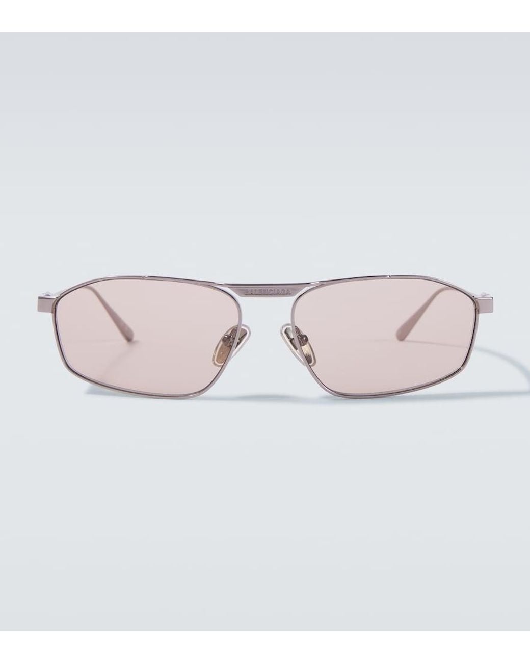 Balenciaga Pink Tag 3.0 Aviator Sunglasses for men
