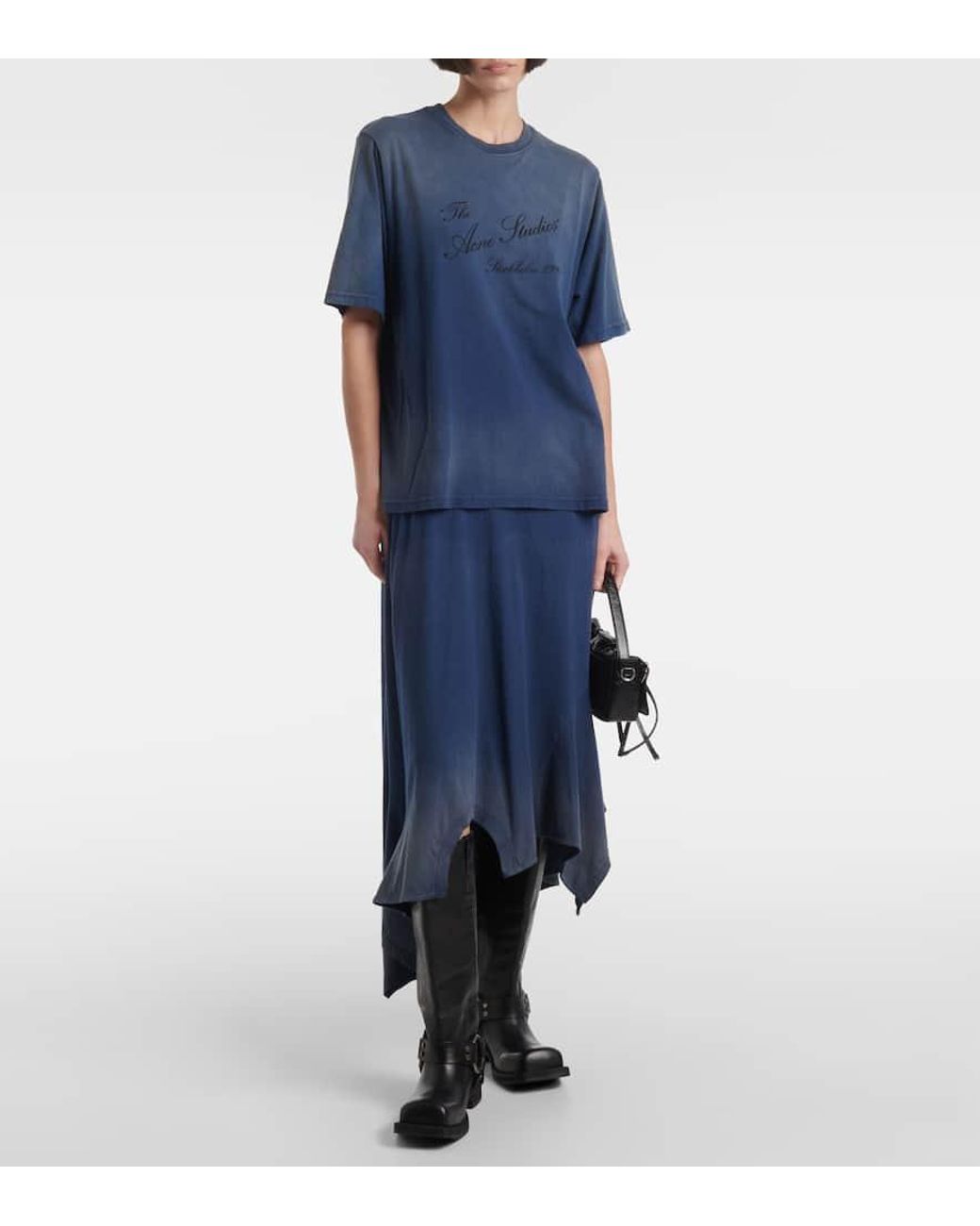 【Acne Studios】エミロ コットン ミディドレス Acne Studios ] エミロ コットン ミディドレス