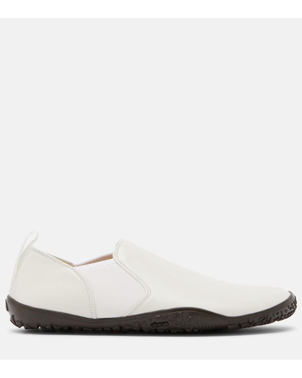 Lemaire White Glove Leather Slip-On Sneakers