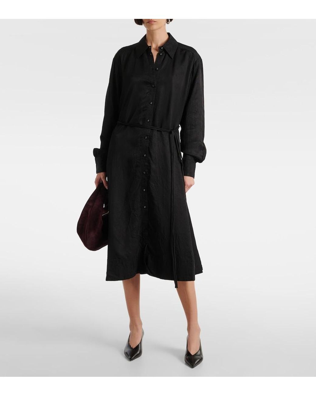 Proenza Schouler Black Label Nelson Cotton Shirt Dress