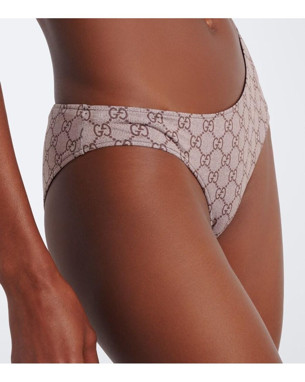 Gucci White Gg Cutout Swimsuit