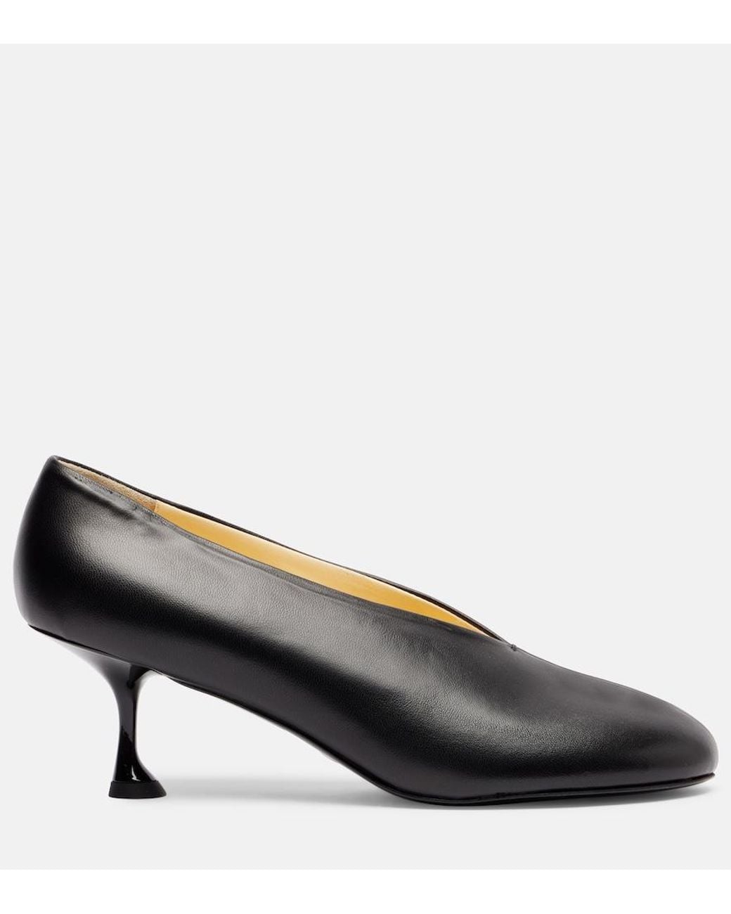 Proenza Schouler Black Tee Leather Pumps