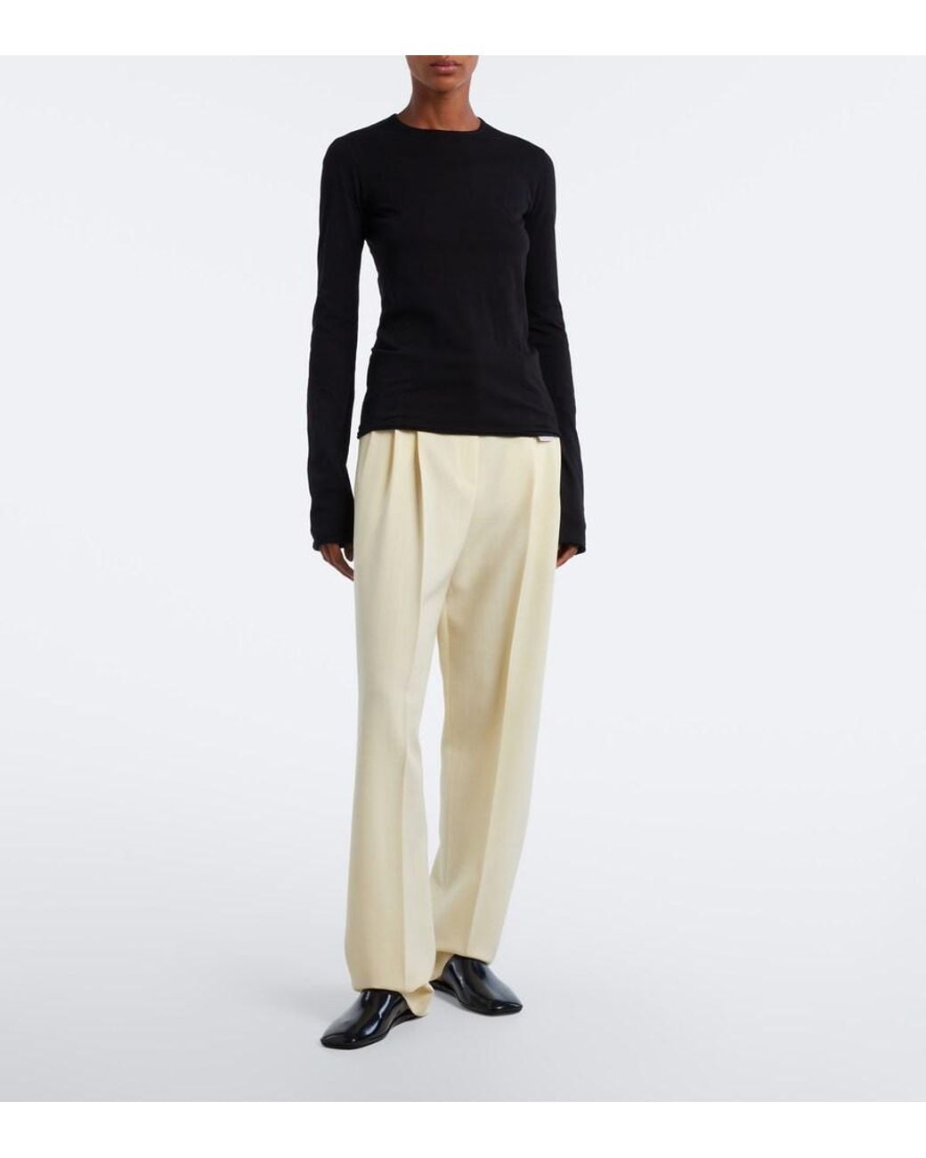 Calvin Klein Blue Gardenia Cotton Jersey T-Shirt