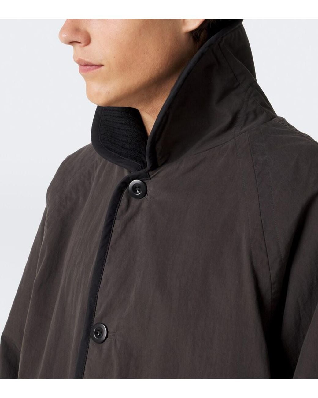 The Row Black Tobias Cotton-Blend Jacket for men