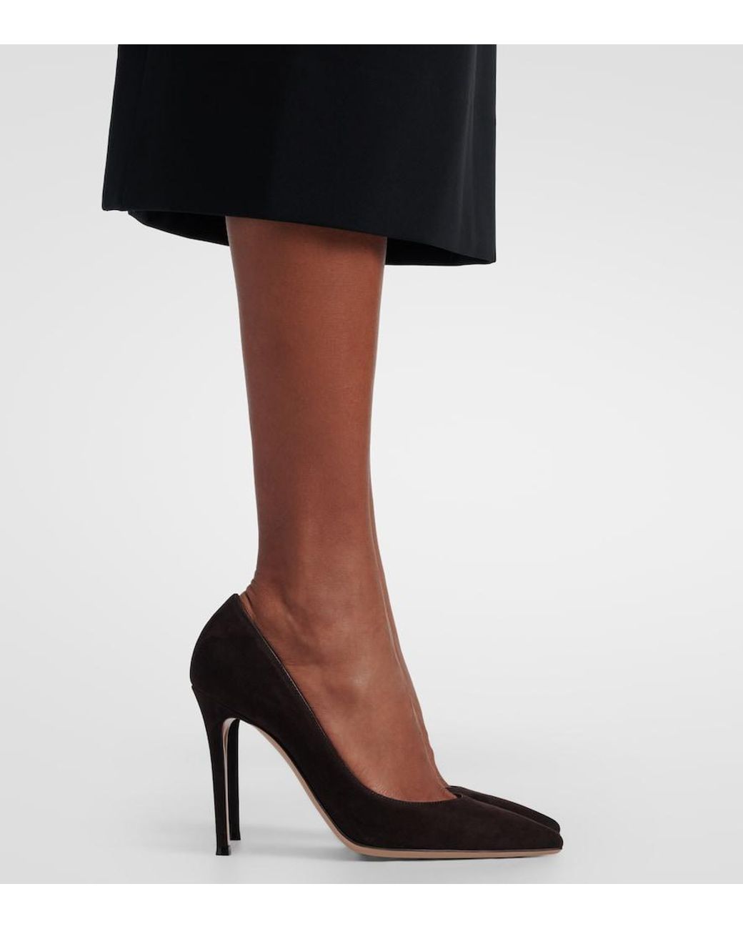 Gianvito Rossi Black Gianvito Suede Pumps
