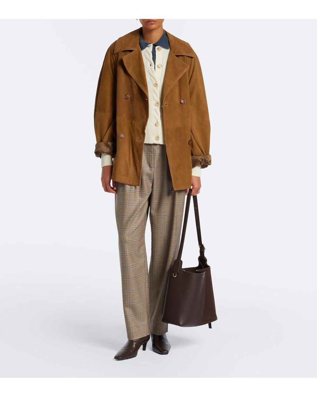 Polo Ralph Lauren Natural Cable-Knit Wool And Cashmere Cardigan